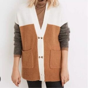 Madewell Soft Cream Cardigan